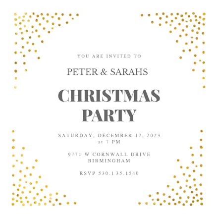 Celebration Central - Christmas Invitation