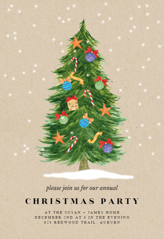 Best Holiday Ever - Christmas Invitation Template (Free) | Greetings Island