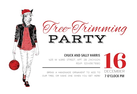 Ornamentation - Christmas Invitation