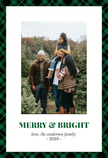 Plaid - Tarjeta De Navidad