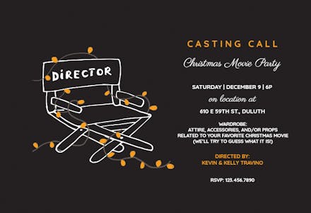 Roll’em - Christmas Invitation