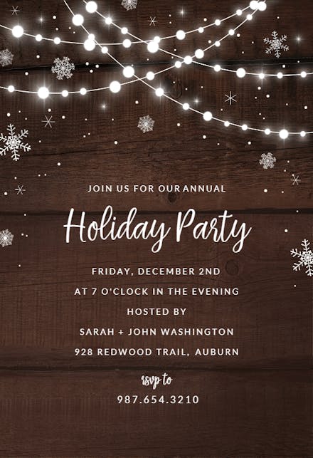 Holiday Party Flyer Free Template from images.greetingsisland.com