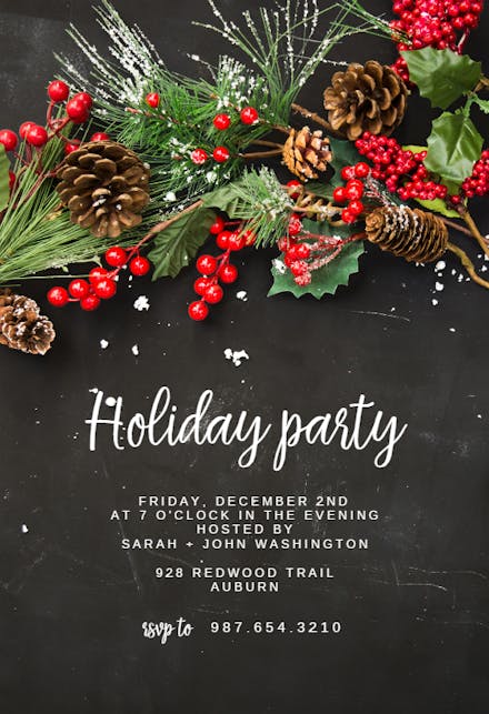 Office Christmas Party Invitation Template from images.greetingsisland.com