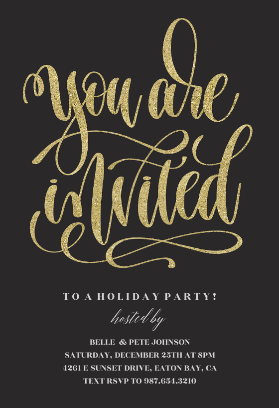 Christmas Party Invitation Templates (Free) | Greetings Island