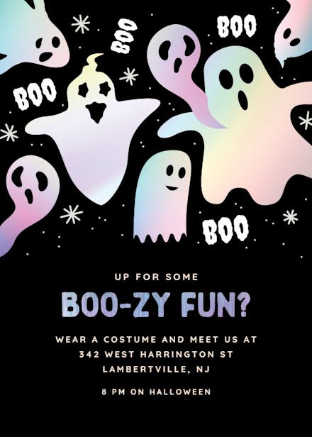 Halloween Party Invitation Templates (free) 