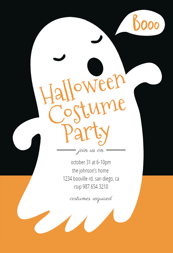 halloween invitations