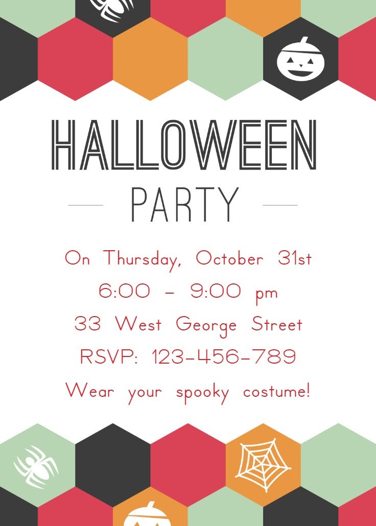 Halloween party - halloween party invitation