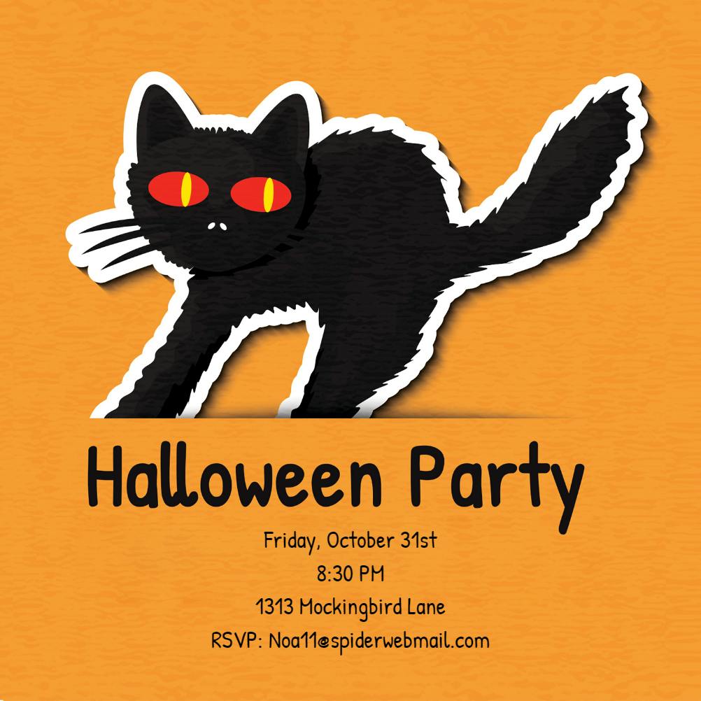 Yowloween - halloween party invitation