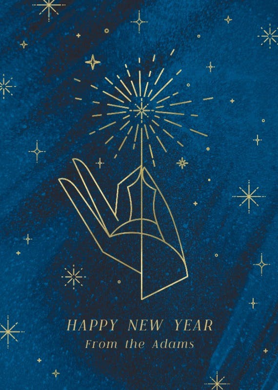 Counting - new year card