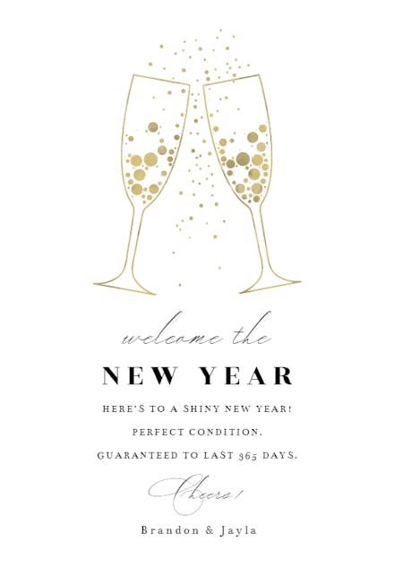 Double Flutes - Holidays Card