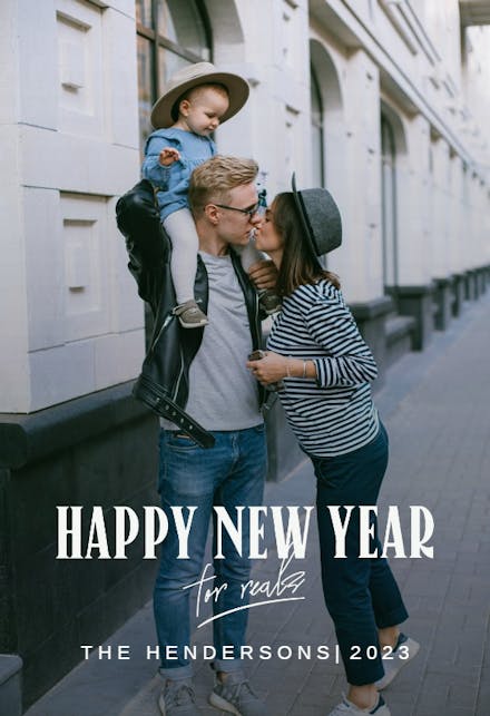 For Realz - New Year Card