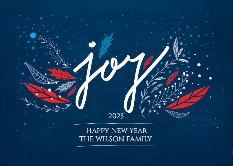 Joy Of New Year - New Year Card (Free) | Greetings Island