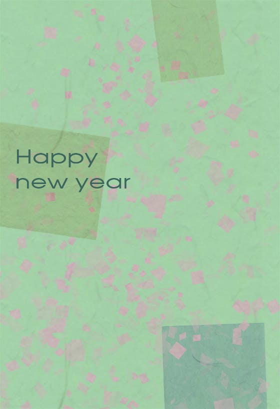 New year - new year card