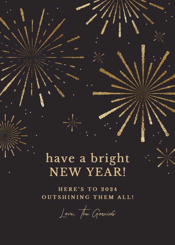 Nightlights - new year card