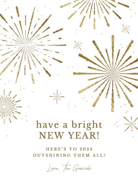 Nightlights - new year card