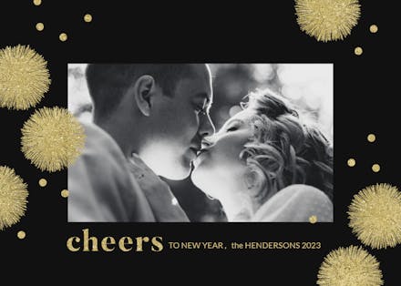 Pom Pom - New Year Card