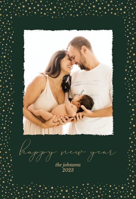 Sparkle Stars - New Year Card