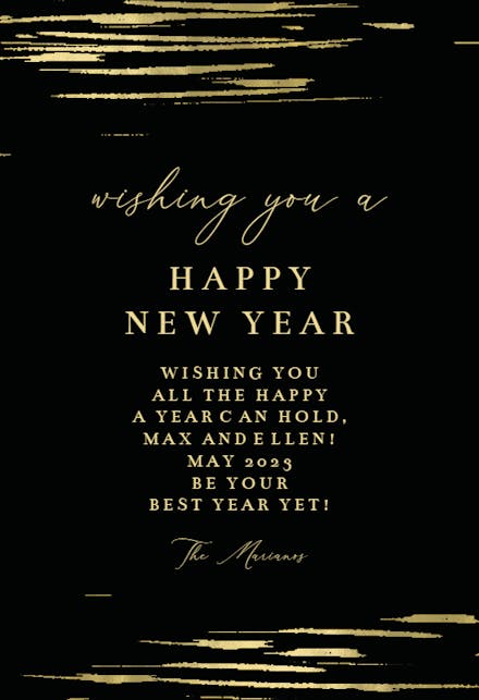 Strokes in B&W - Holidays Card