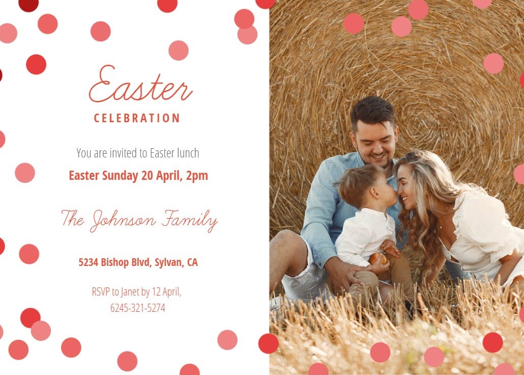 A fun one - invitación de pascua