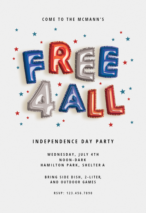 Free Printable 4Th Of July Templates