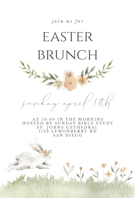 Easter Spring - Easter Invitation