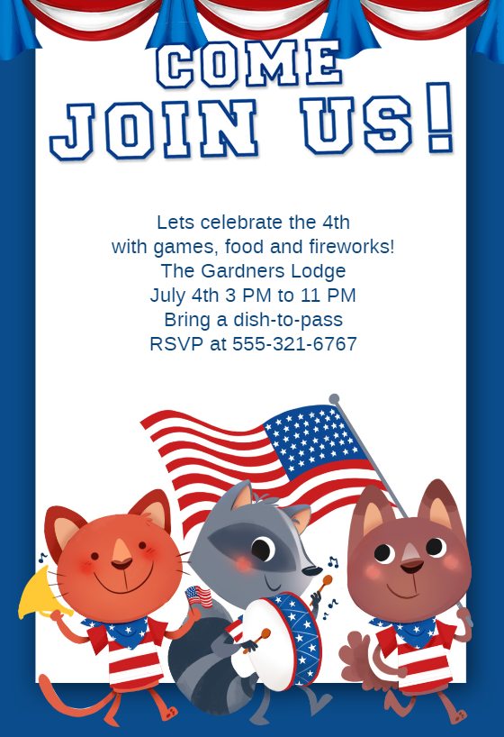 Free 4th Of July Invitation Templates Greetings Island Free 4th Of July Invitation Templates Greetings Island
