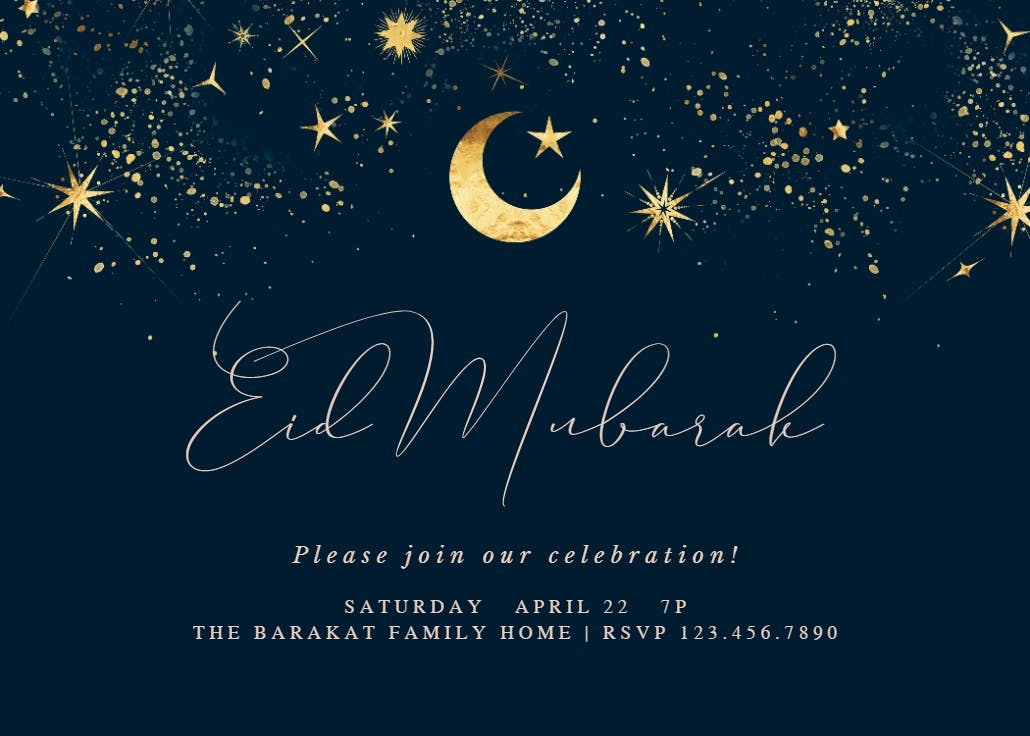 Celebrate together - ramadan invitation