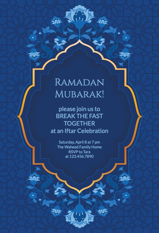 Ramadan kareen -  invitación de ramadán
