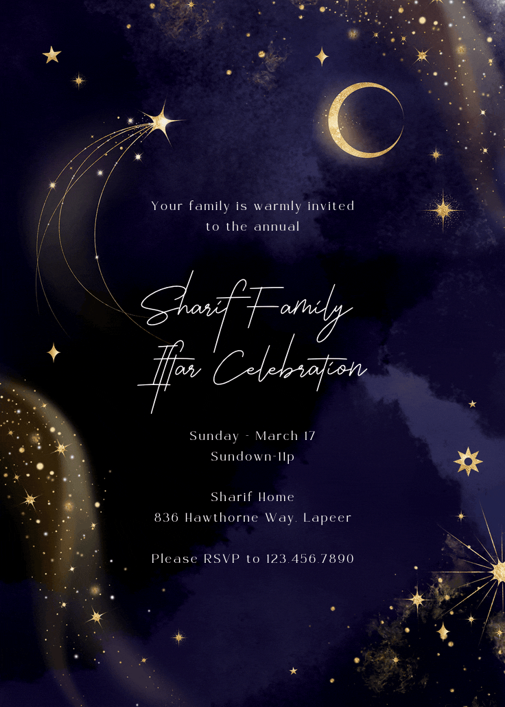 Skylights - ramadan invitation