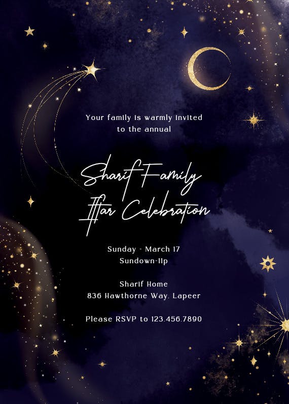 Skylights - ramadan invitation