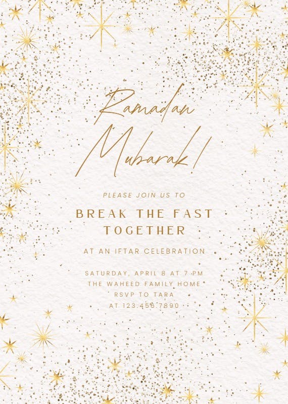 Stellar - ramadan invitation