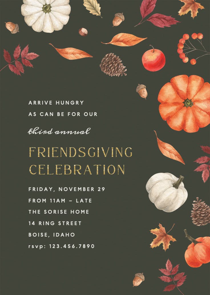 Thanksgiving invites