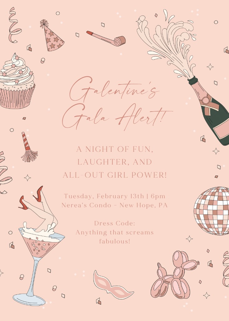 Raise a glass - Valentine's Day Invitation Template | Greetings Island