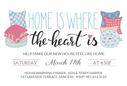 Heart Place - Housewarming Invitation