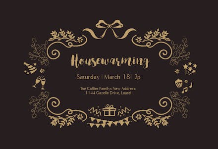 Iconic Frame - Housewarming Invitation