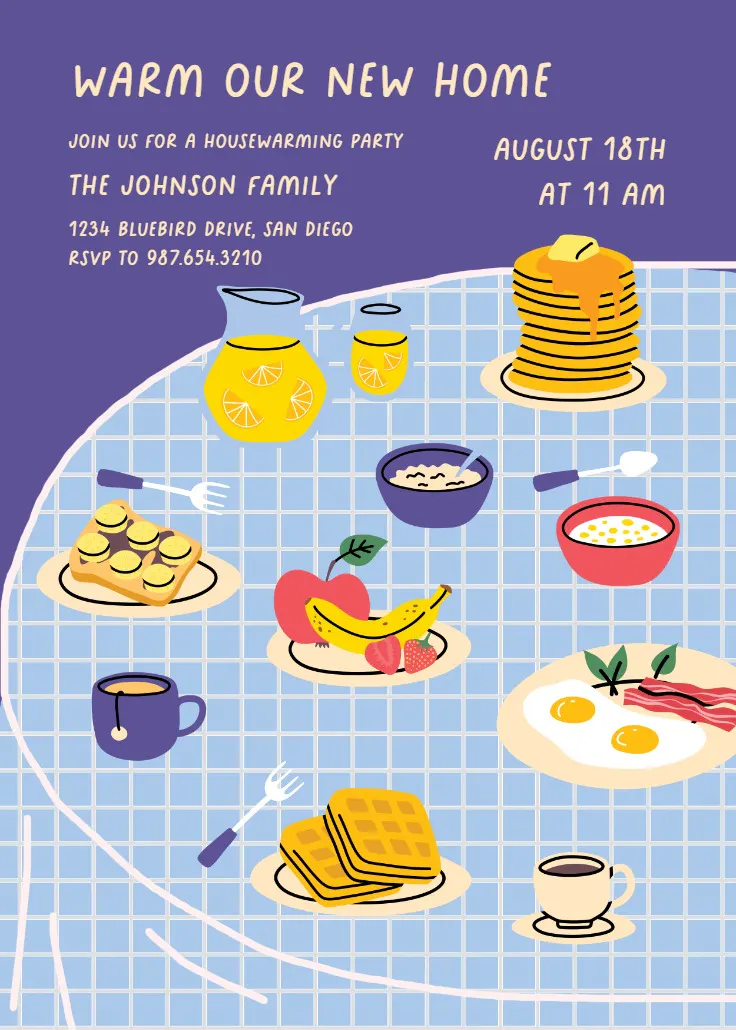 Let's warm the home - invito inaugurazione casa