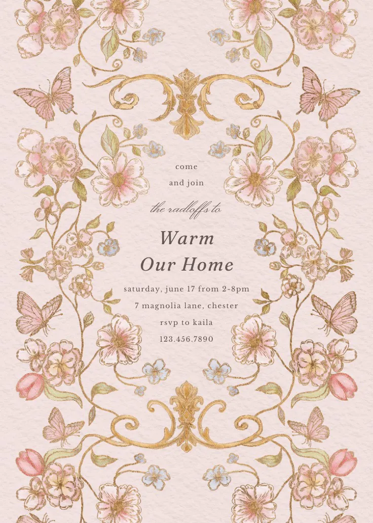 Open door gathering - invito inaugurazione casa