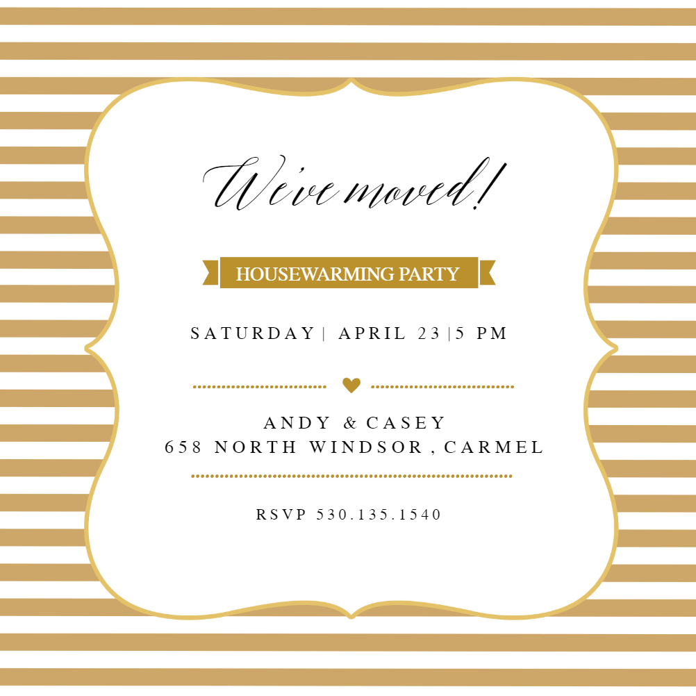 Party Lines - Housewarming Invitation Template (Free ...