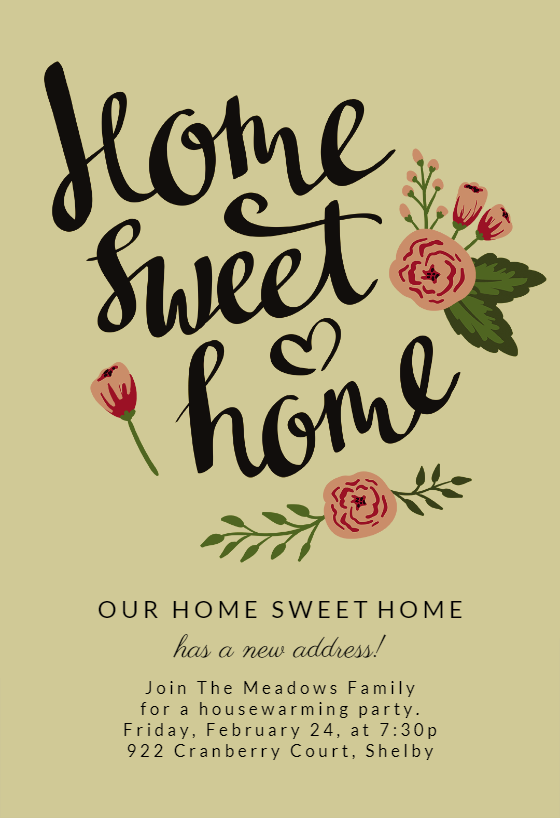 Warming Welcome - Housewarming Invitation Template (Free) | Greetings ...