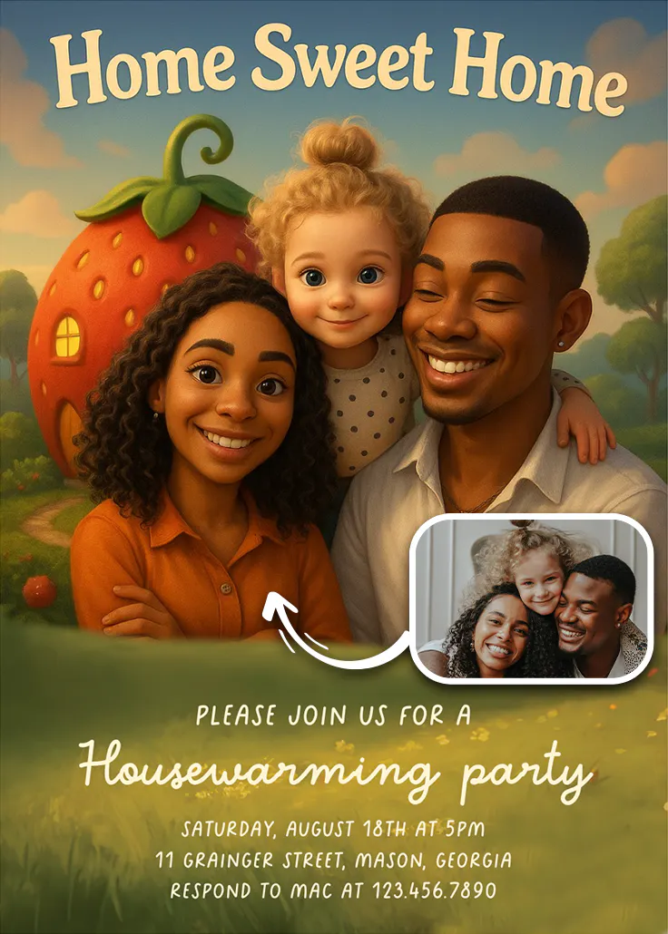 Sweet berry home - tupaantuliaiskutsu