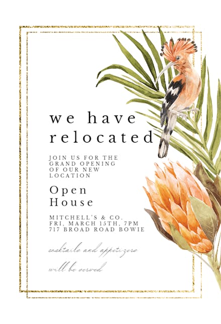 African Summer - Business Event Invitation