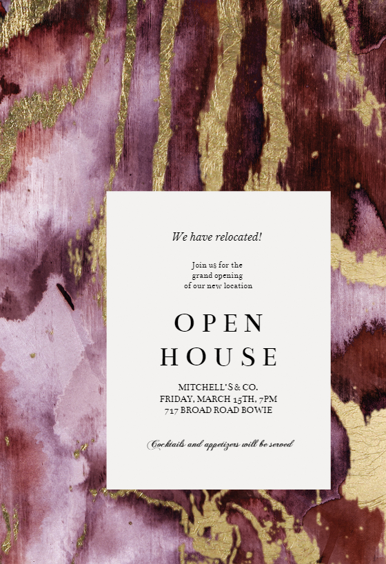 Open House Invitation Templates (Free) | Greetings Island