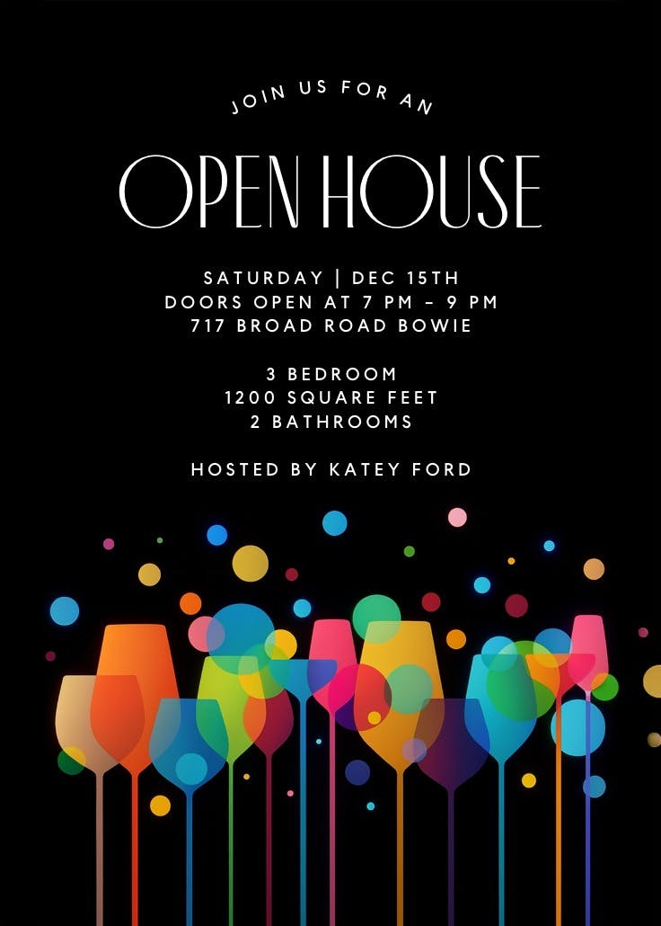 Ambience - open house invitation