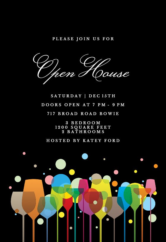 Ambience - open house invitation