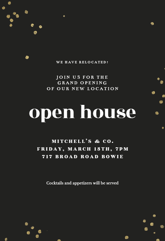 Open House Invitation Templates (Free) | Greetings Island