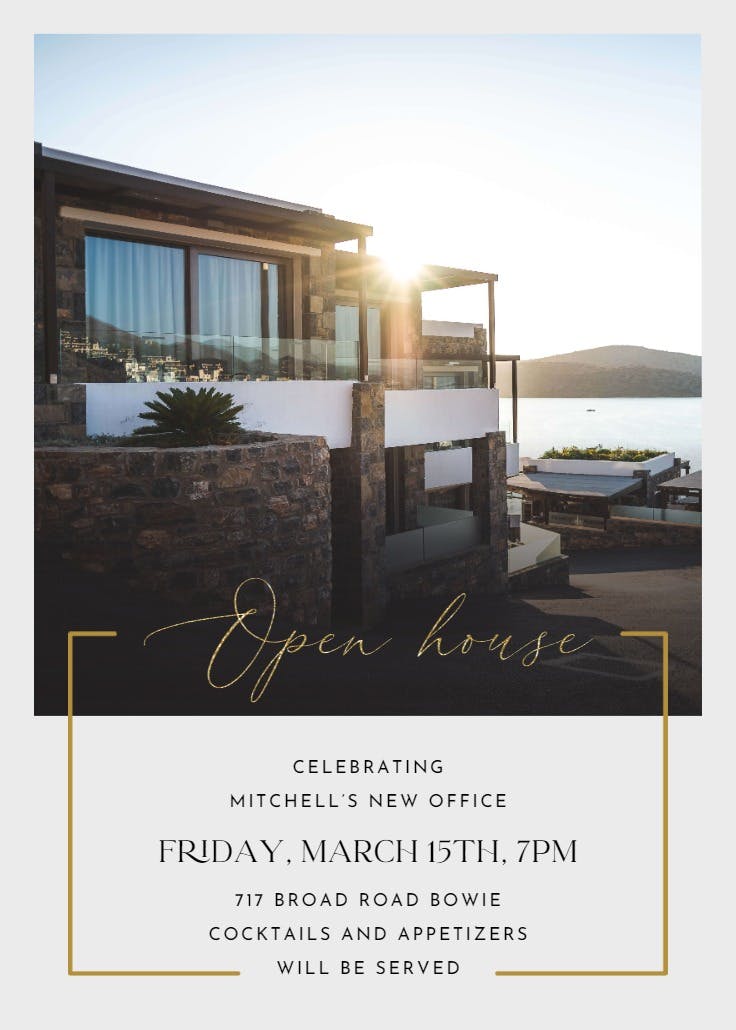 New era - open house invitation