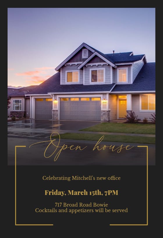 New era - open house invitation