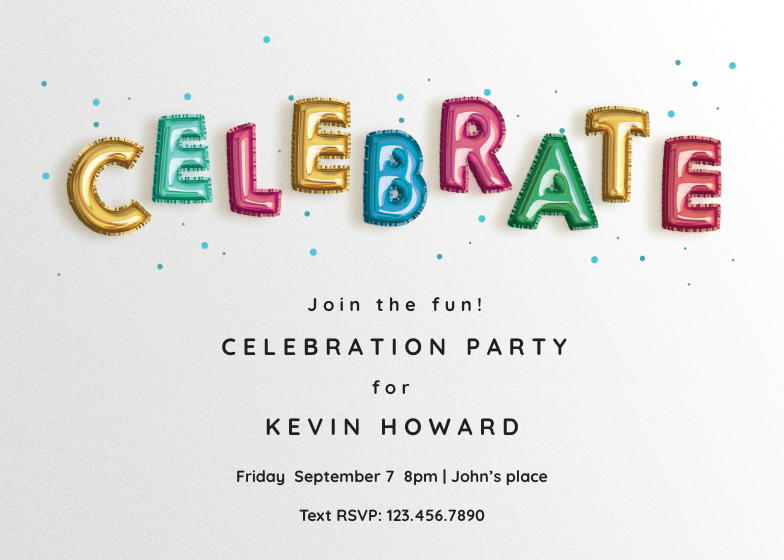 Party Invitation Templates (Free) | Greetings Island