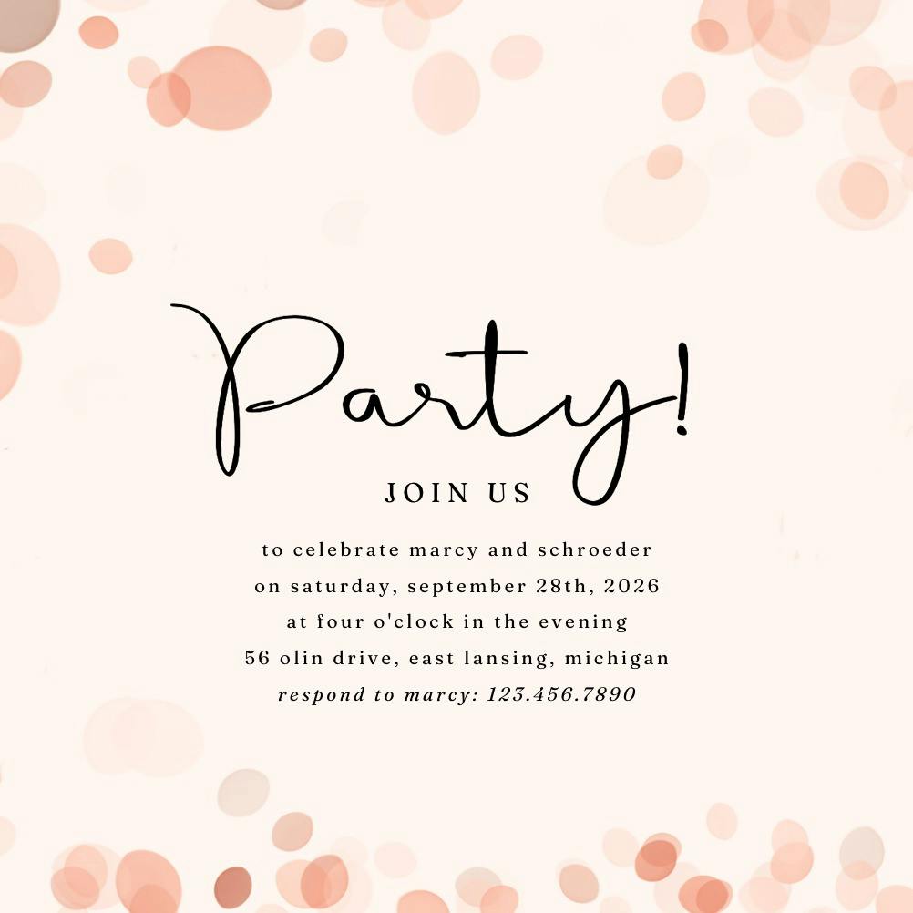 Filtered bubbles - invitación para todos los días