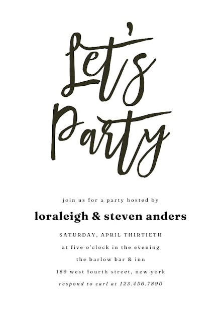 Cute Anytime Fill-in Party Invitation, Printable PDF -   Party  invitations printable, Free printable party invitations, Free printable  birthday invitations